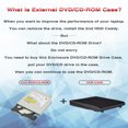 thumbnail image 3 of 12.7mm USB 3.0 DVD Drive External Optical Drives Enclosure SATA to USB External Case For Laptop Notebook without Drive black, 3 of 5