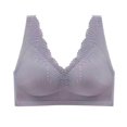 thumbnail image 2 of Plebaso Women's Wireless Bras Full Coverage Removable Soft Padded Everyday Bras Smooth Back Pullover Bras, 2 of 4