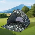 thumbnail image 3 of Hearth & Gear Outdoor Camping Camping Beach Up Beach Tent Sun Shelter For 2 To 3 Person 98% Includes 6 Tent Peg And Storage Bag To Withstand Wind Water Proof For Fishing Hiking Camping Day Hike Gear, 3 of 4