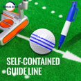 thumbnail image 4 of Golf Ball Marker Alignment Kit Complete Set for Easy Aiming and Identification with Letter Templates and Marker Pens for Golf Enthusiasts, 4 of 8