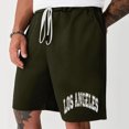 thumbnail image 2 of Diufon Men's Athletic Shorts Drawstring Waisted Outdoor Sport Shorts Spring Summer Hiking Shorts with Pockets, 2 of 4