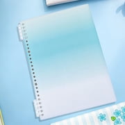 B5 Loose Leaf Notebook Detachable Refillable Binder Frosted Cover for Students Office School Use