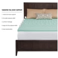 thumbnail image 4 of Dream Serenity 1.5" Eco-Zone Memory Foam Mattress Topper, Double, 4 of 8