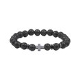 thumbnail image 2 of fastboy Bracelet Perles Uniques avec Détail Croix Bracelets Perles Pierre Volcanique 1Set, 2 of 6
