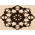 thumbnail image 1 of Ahgly Tapis Rectangulaire Lavable en Machine Intérieur Transitionnel Pêche Orange Profond, 2 Pieds x 4 Pieds, 1 of 7