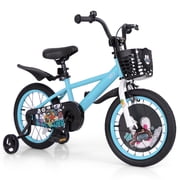 Gymax 16'' Kid's Bike for 4-7 w/ Height-Adjustable Handlebar & Saddle Handbrake Blue