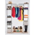 thumbnail image 3 of TRINITY EcoStorage Expandable Closet Organizer |56”-78”W x 14”D x 84”H|Chrome, 3 of 6