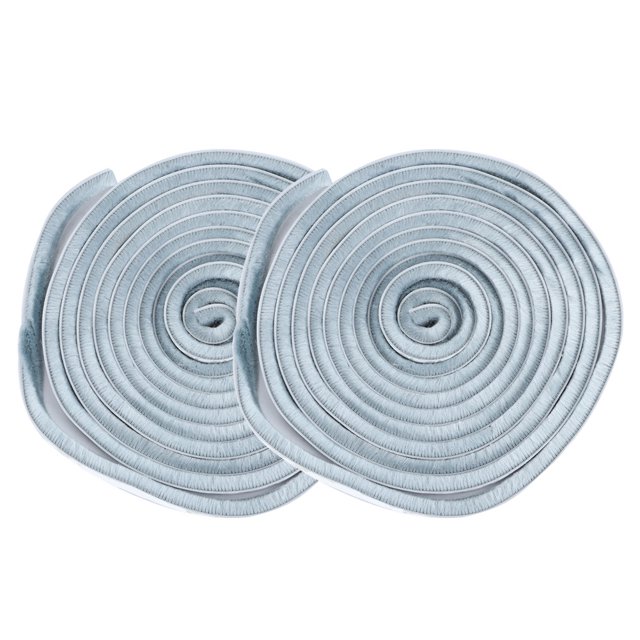 Gupbes 2Pcs Sealing Strips Soundproof Anti‑Collision Dustproof Brush Strip, Windproof Brush Strip, 9x9mm Window Brush Strip For Glass Doors Plastic Steel Window