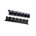 thumbnail image 1 of 6 Fentes Support de Canne à Pêche Support de Montage Vertical Support Vertical pour Porte de Garage Noir, 1 of 8