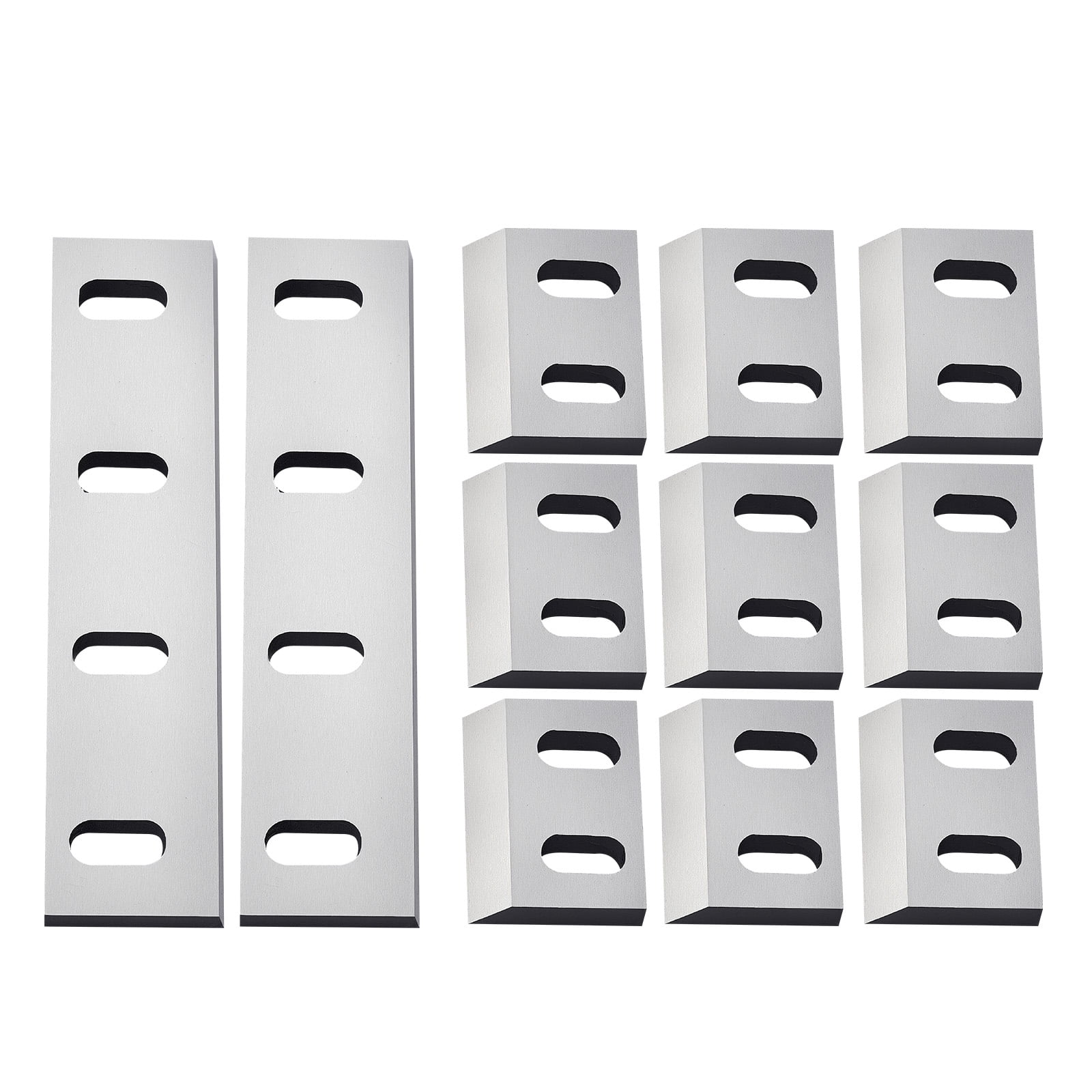 KFFKFF Shredder Blades, Alloy Steel Shredder Machine Blade Kit with 9 Rotating and 2 Fixed Blades, High-Hardness SKD-11 Blade, Compatible with Model 300 Plastic Grinder
