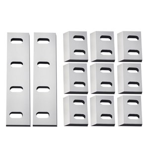 KFFKFF Lames de laminoir, en acier allié 9 Rotation et 2 Lames fixes, haute dureté SKD-11 Lame, compatible avec le modèle 300 Grinder en plastique