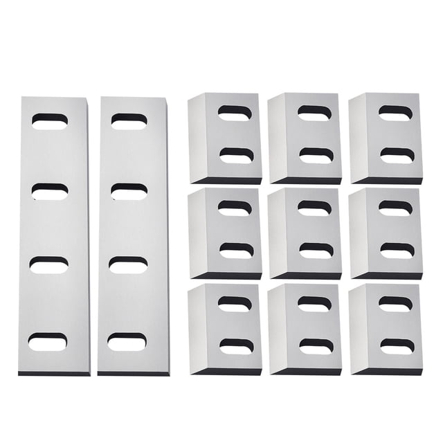 KFFKFF Shredder Blades, Alloy Steel Shredder Machine Blade Kit with 9 Rotating and 2 Fixed Blades, High-Hardness SKD-11 Blade, Compatible with Model 300 Plastic Grinder