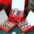 thumbnail image 3 of 12 Pcs Bougies en Forme de Bonhomme de Neige de Noël pour Vitrine d'Hôtel Centre Commercial Décoration de Fête Maison Bougies en Cire de Paraffine Ensemble, 3 of 6