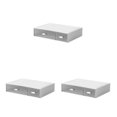thumbnail image 2 of fastboy Neat And Tidy Storage Box - plify Life With Organized Storage Multilayer Stackable Desk Organizer white 2 drawer 3Set, 2 of 6