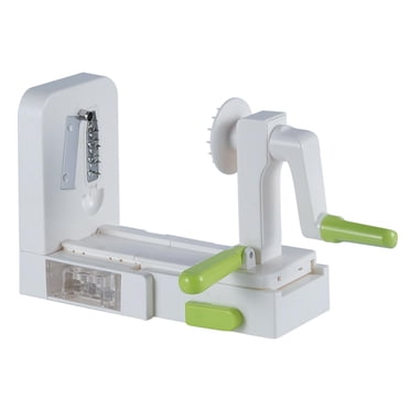 veasfak Turning Vegetable Spiralizer Potato Chips Twisted Slicer Manual Multiuse Veggie Spiralizer for Barbecue Fruits Zucchini Onion