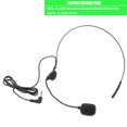 thumbnail image 3 of HLONK Head Microphone Lightweight Over Head 3.5mm Headset Microphone Portable Headset Mic, 3 of 6
