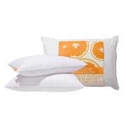 White Goose Feather Pillow - Firm Support - King Size Two Pack