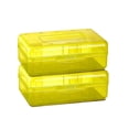 thumbnail image 1 of Boovnll Plastic Pencil Box, 2Pc Plastic Pencil Box Large Capacity Pencil Boxes Clear Boxes with Snap-Tight Lid Stackable and Stylish Office Supplies Storage Organizer Box, Pencil Case, 1 of 3