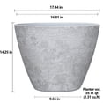 thumbnail image 3 of Jardinière à béton gris, 3 of 5