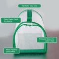 thumbnail image 3 of Kyoffiie Small Insect and Butterfly Habitat Net with Handle and Zipper Transparent Insect Mesh Cage Collapsible and Portable PVC Butterfly Caterpillar Mesh Terrarium for Outdoor Garden, 3 of 7