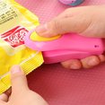 thumbnail image 4 of Mini Bag Sealer, Portable Mini Sealing Household Machine, Handheld Heat Bag Sealer, Mini Heat Bag Sealer Sealing Machine Hand Pressure Heat Sealing Machine for Airtight Food Storage Saver, 4 of 5