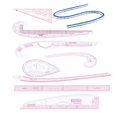 thumbnail image 3 of French Curve Ruler Curve Rulers Tailors Ruler Sewing Tools for Pattern Maker 9pcs, 3 of 8