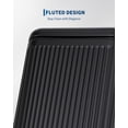 thumbnail image 2 of 30L Black Stainless Steel Step Trash Can – Rectangular Waste Bin with Soft-Close Lid, Removable Inner Bucket and Fingerprint-Resistant Finish for Kitchen, Office and Bathroom – 35 × 29 × 61.5 cm, 2 of 8