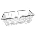 thumbnail image 1 of Freezer Storage Organizer Basket, Prevent Slipping Expandable Freezer Organizer Stainless Steel  for Cabinets, 1 of 8