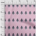 thumbnail image 1 of oneOone Viscose Chiffon Light Pink Fabric Tree & Geometric Block Sewing Craft Projects Fabric Prints By Yard 42 Inch Wide, 1 of 4