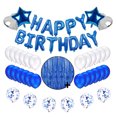 thumbnail image 2 of Balloon Set Birthday Color Balloon Paper Hanging Banner Foil Wedding Party Decoration Supplies, 2 of 10