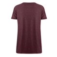 thumbnail image 3 of Birdeem T-Shirt Blouse à Manches Courtes à Col en V Uni pour Femmes, Coupe Ample, 3 of 5