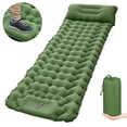thumbnail image 1 of Camping Sleeping Pad with Pillow Built-in Pump Ultralight Inflatable Sleeping Mat Waterproof Camping Air Mattress, 1 of 8