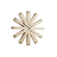 thumbnail image 1 of Umbra Ribbonwood Wall Clock,Natural, 1 of 6