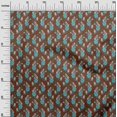 thumbnail image 2 of oneOone Cotton Cambric Fabric Leaves & Floral Block Print Fabric BTY 56 Inch Wide, 2 of 4