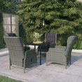 thumbnail image 1 of vidaXL 5 Piece Garden Dining Set Light Grey, 1 of 4