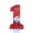 B, variant on RXIRUCGD Baseball Birthday Candle 9th Baseball Cake Topper Decor Nine Year Candles Red Glitter Number 9 For Cupcake Topper Decorations Birthday Party Kids Adults