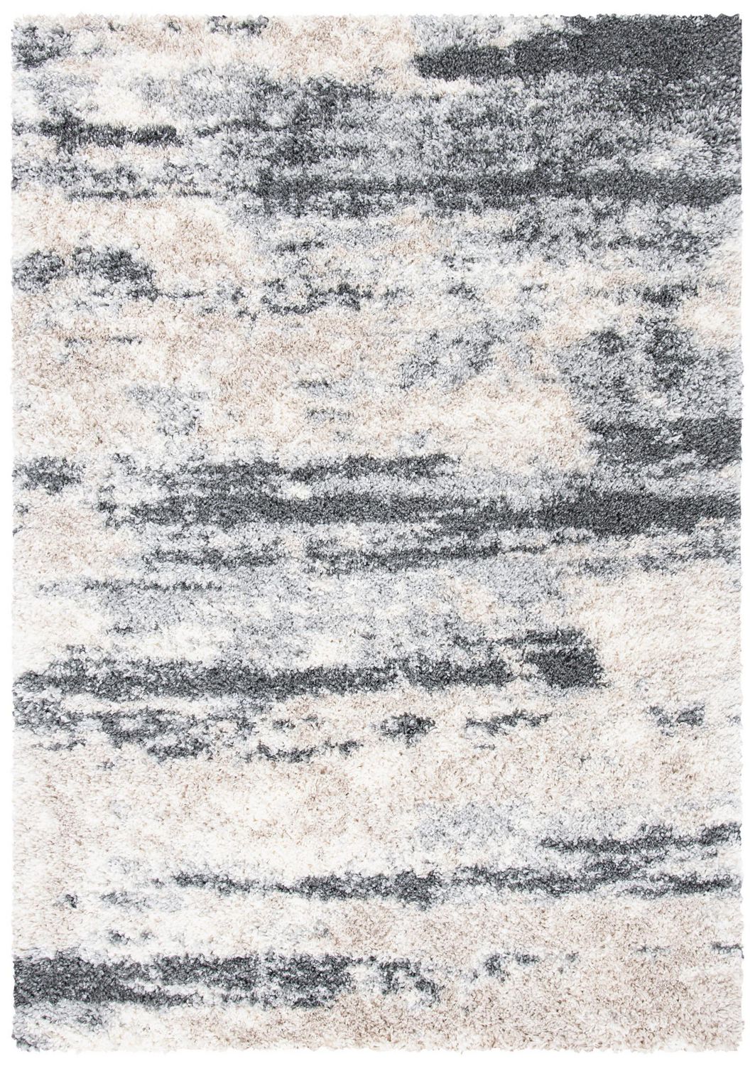 Safavieh Fontana Katina Abstract Distressed Plush Shag Area Rug