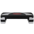 thumbnail image 2 of Dr. Health (TM) 30.5" Adjustable Aerobic Stepper Step Exercise Trainer Workout Fitness Yoga Risers 3 Position - 4" - 6" - 8", 2 of 6