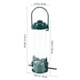 thumbnail image 2 of OUNONA Small Bird Feeder Indoor Plastic Tube 1Set for Nature Lovers, 2 of 4