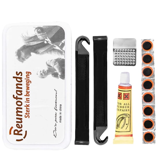 Binwennn Wall Mending Tube Bike Tire Glue Rubber Cement Tire Renovate Bike Tire Wheels Renovate Glue Kit Tire Patch Glue Strong Tire Inner Tube Glue Rubber Puncture Renovate Tool Set