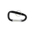 thumbnail image 2 of (6 Pack) Aluminum Multi-Color Carabiner Spring Clip Keychain Black Small, 2 of 2