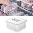 thumbnail image 2 of SIfdSeng Individual Snack Containers Refrigerator Freezer Specific Food Grade Fresh Keeping Box Kitchen Storage Sealed Container Meal Prep Containers for Office Two Compartment Snack Container, 2 of 5