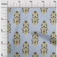 thumbnail image 1 of oneOone Cotton Cambric Fabric Leaves & Floral Block Decor Fabric Printed BTY 56 Inch Wide, 1 of 4