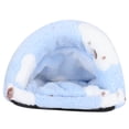 thumbnail image 3 of Mini Pet Winter Warm House, Sponge Removeable Pet Bed, Hamster For Pet Bed Blue M, 3 of 8