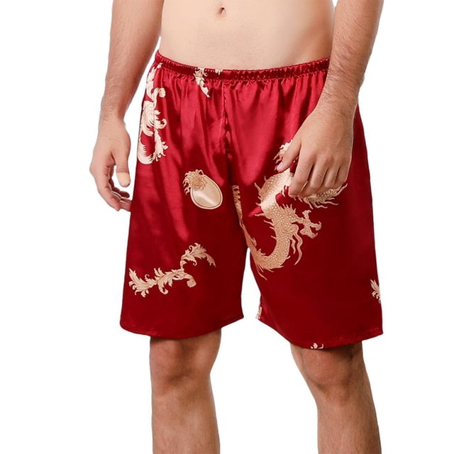 Men‘s Satin Boxers Shorts Combo Pack Underwear M-5XL