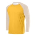 thumbnail image 1 of LOVZFMLL Men's Shirts, Colorblock Classic Fashion Crew Neck T-Shirts, Casual Essential Versatile Pullover, Relaxed Fit Fall Clothes, 1 of 2