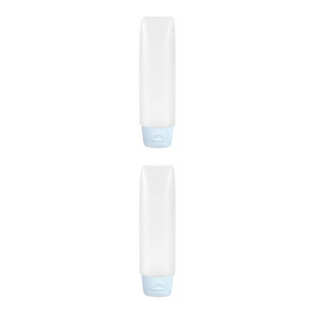 QualitChoice Travel Bottle Portable Shower Gel Dispensing Container Refillable Leakproof Dispenser Tube Household Organizer 50ML Blue 2Set