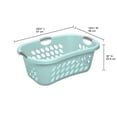 thumbnail image 4 of Sterilite Hip Hold Aqua Laundry Basket, 4 of 7