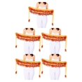 thumbnail image 2 of Transemion Wide Application Belly Dance Sequined Waist Versatile And Stylish Waist orange 5Set, 2 of 6