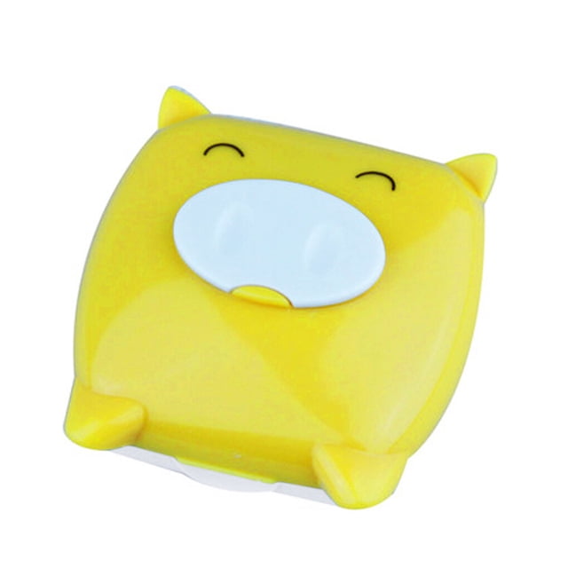 tredstone Cute Pig Cartoon Contact Lens Case Companion Box Contact Lenses Box